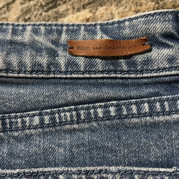 Pilcro and letterpress - Anthroplogie-Women's Blue Jeans high rise flare size 26 - Picture 4 of 5